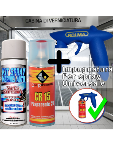 Bomboletta spray con trasparente 2k  bomboletta spray NNP rouge flamme +impugnatura