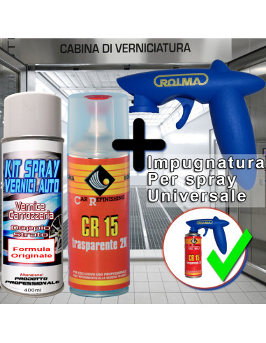 167 panna cotta opel Bomboletta spray con trasparente 2k e impugnatura