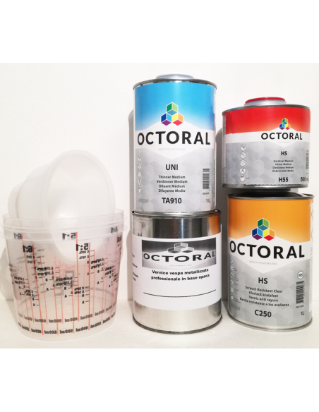 Prodotti kit vernice perlata pmc 9/6 verde micalizzato