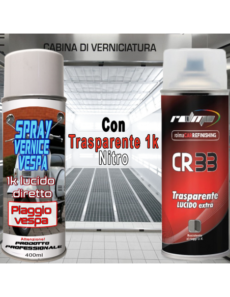 Con trasparente nitro Lucido