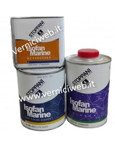 SW911 OFFSHORE WHITE Isofan marine fast finish stoppani kit completo per verniciare la barca a spruzzo