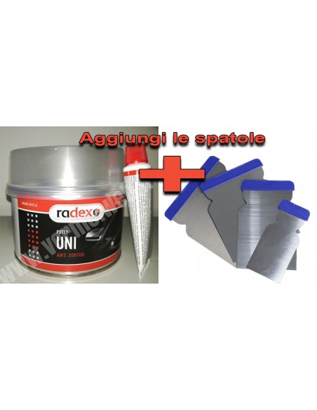 Stucco per auto più spatole per passarlo