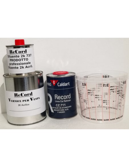 vernice catalizzatore diluente e tazza Prodotti de kit colore vespa 936