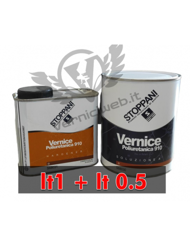 910 vernice poliuretanica bicomponente per nautica lt1 +lt0.5
