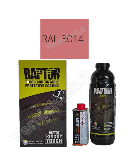 kit lt1 Vernice Raptor colore RAL 3014 rosa antico kit lt1 Vernice Raptor colore RAL 3014 rosa antico