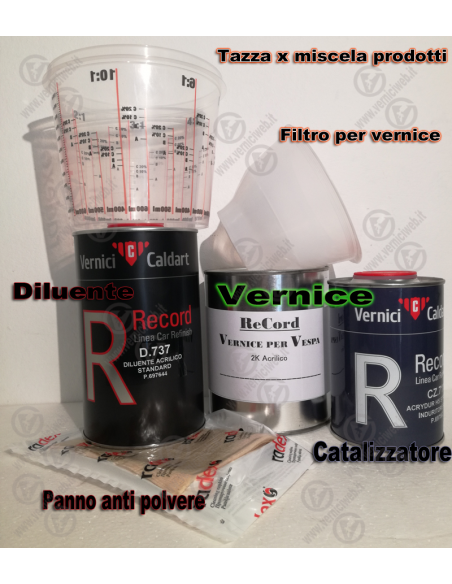 vernice vespa 3000m nocciola antiruggine anno 1955 Piaggio kit vernice professionale colore vespa