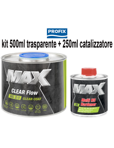 Kit Trasparente Auto 0,5+0,25L MAX Vernici profix