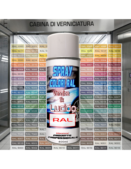 Bomboletta spray 1k lucido RAL 1004