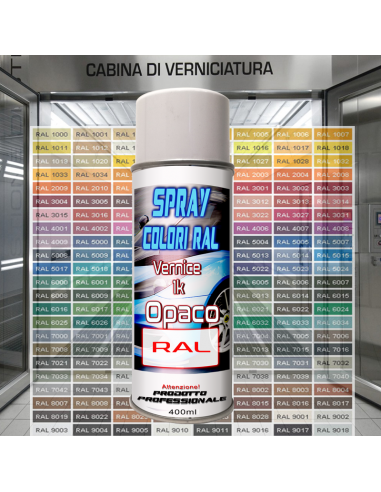 Bomboletta spray 1k opaco RAL 8028