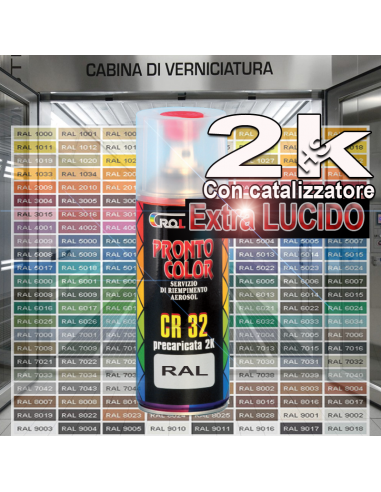 Bomboletta spray 2k hs lucido RAL 8028