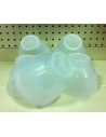 Kit 5 filtri a tazza in plastica per vernici ad acqua e solvente