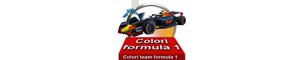 Colori auto formula 1