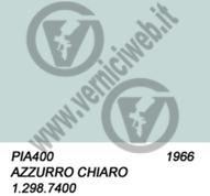 azzurro chiaro 400 per PIAGGIO BRAVO, CIAO e SI 1966