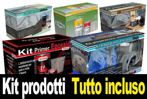 kit tutto incluso per vernici auto
