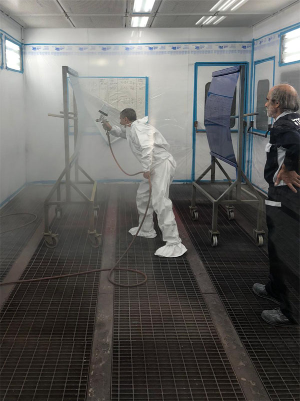 Davide applicazione metallissato isofan marine